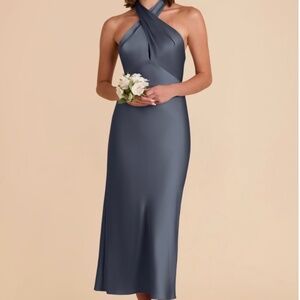 Dusk Blue Wedding Guest Dress